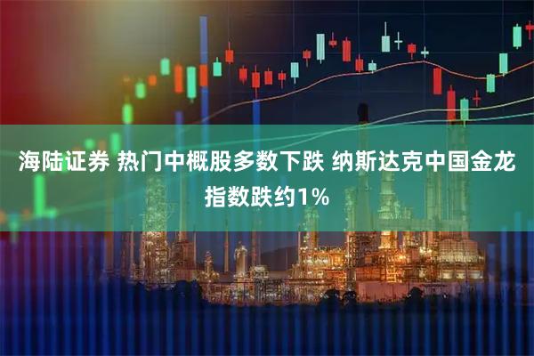 海陆证券 热门中概股多数下跌 纳斯达克中国金龙指数跌约1%
