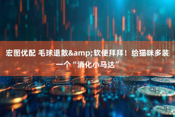 宏图优配 毛球退散&软便拜拜！给猫咪多装一个“消化小马达”