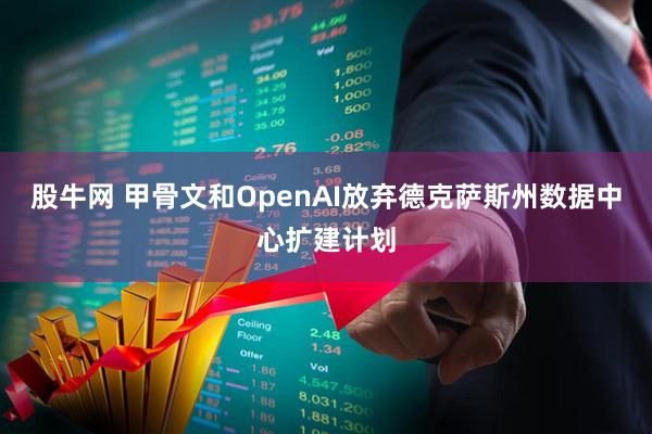 股牛网 甲骨文和OpenAI放弃德克萨斯州数据中心扩建计划